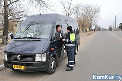 За что задержали водителей и пешеходов в Бобруйске