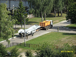 В Бобруйск «прилетел» первый экспонат музея авиационной техники