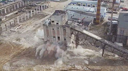 В Орше взорвали 25-метровое здание (видео)