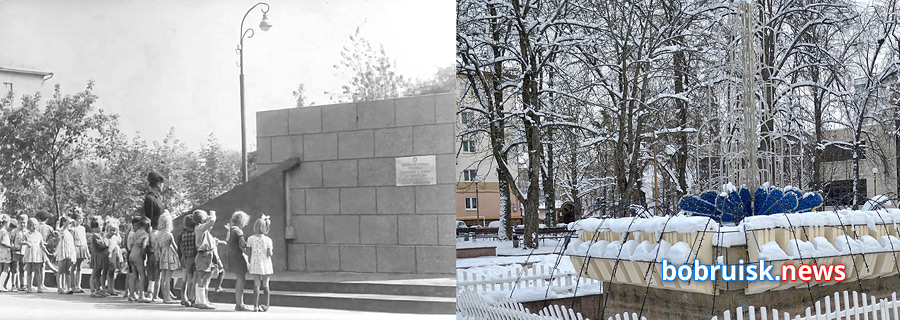 Старые фото Бобруйска: памятник перенесли, банк подрос и съехал