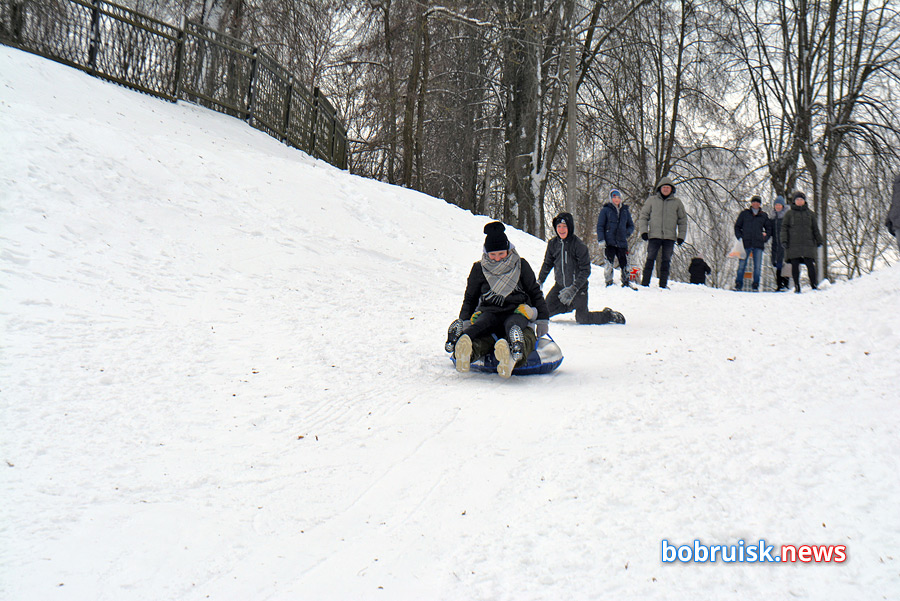 Зима в Бобруйске. Снежное веселье