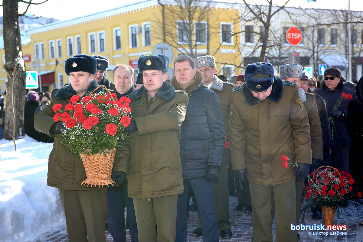 В Бобруйске отметили 32-ю годовщину вывода войск из Афганистана