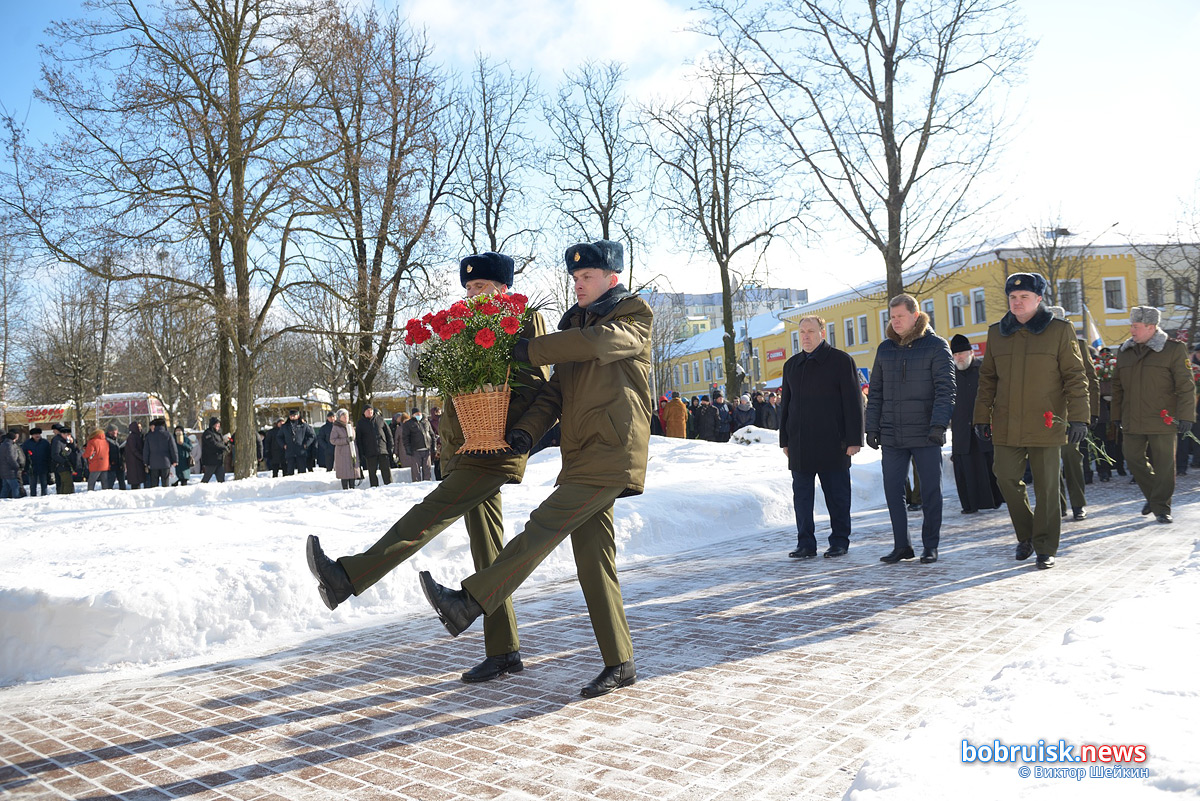 В Бобруйске отметили 32-ю годовщину вывода войск из Афганистана