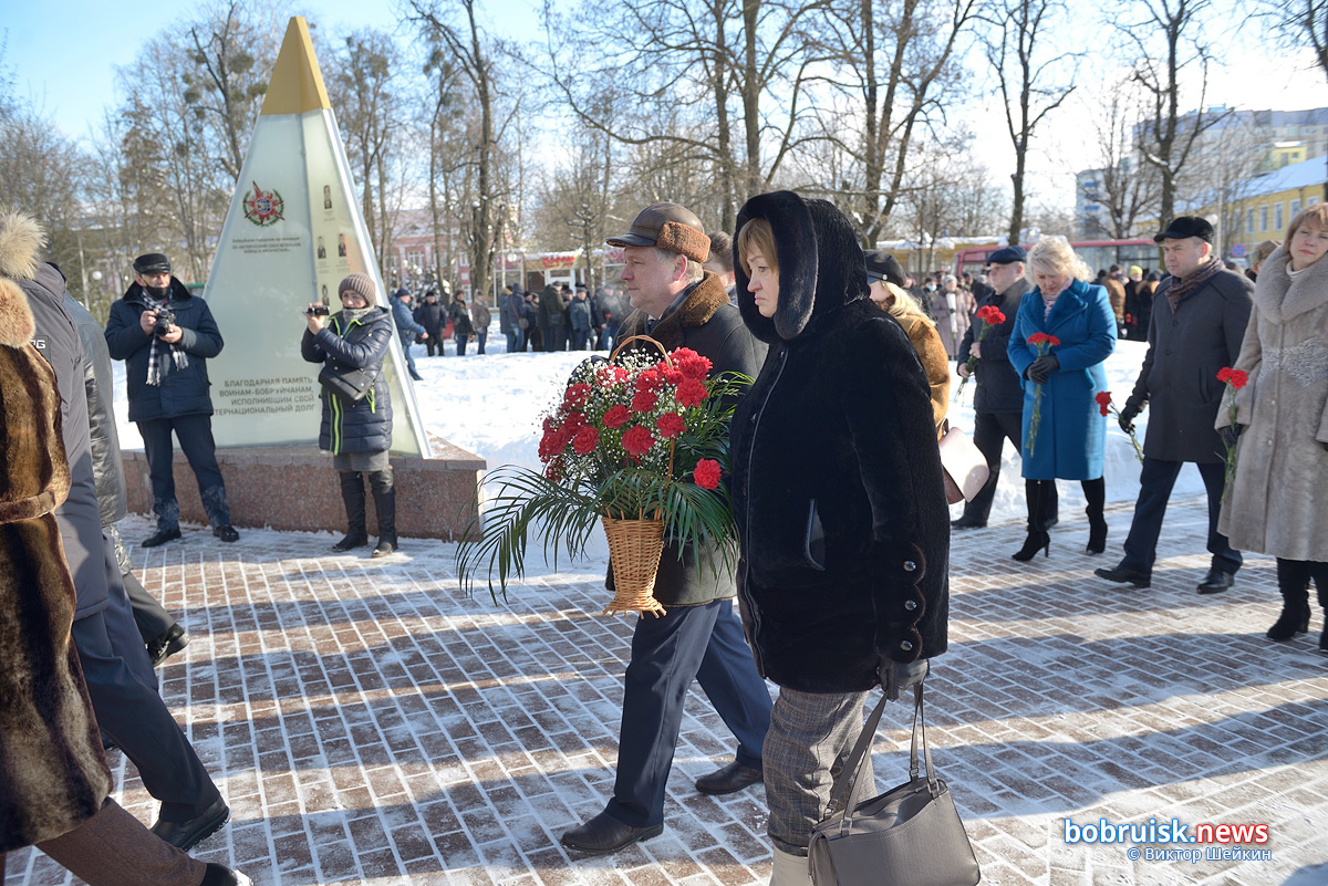 В Бобруйске отметили 32-ю годовщину вывода войск из Афганистана