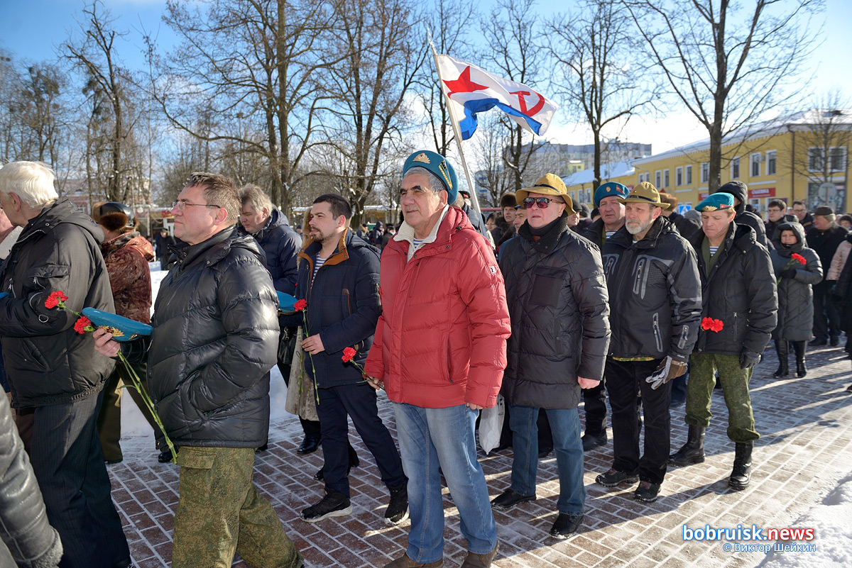 В Бобруйске отметили 32-ю годовщину вывода войск из Афганистана