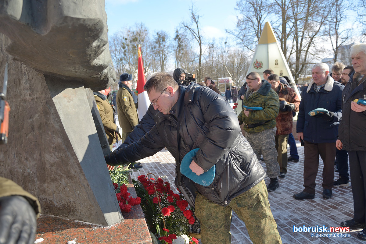 В Бобруйске отметили 32-ю годовщину вывода войск из Афганистана