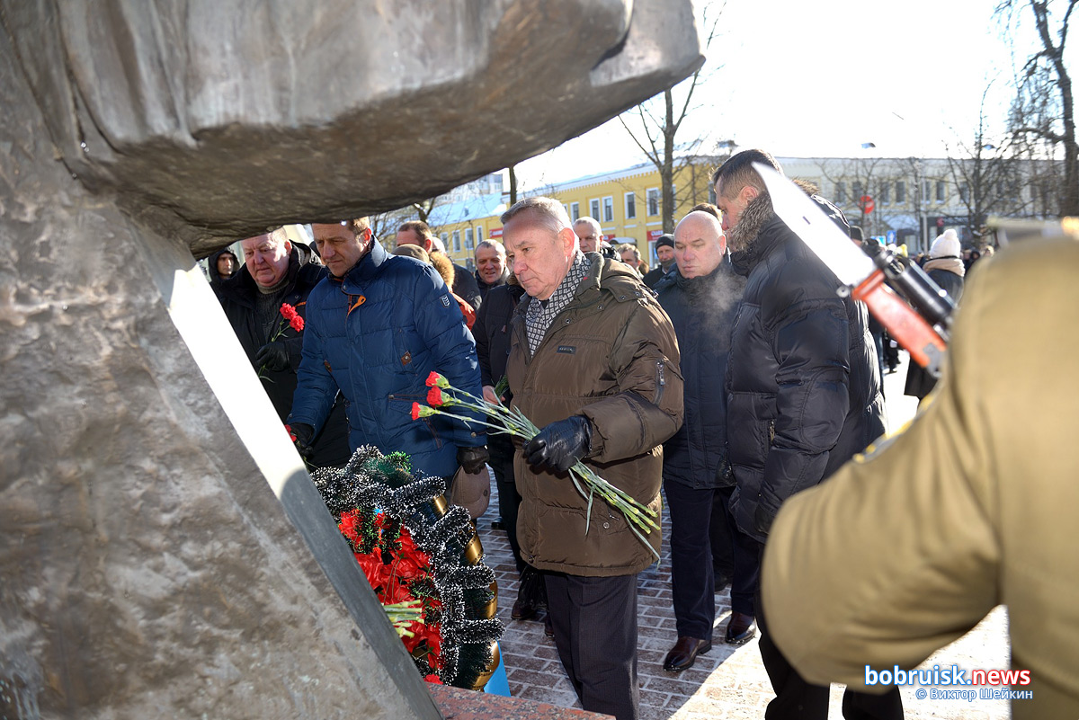 В Бобруйске отметили 32-ю годовщину вывода войск из Афганистана