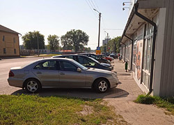 Ситуация в Бобруйске: железным носом в зону пешеходов