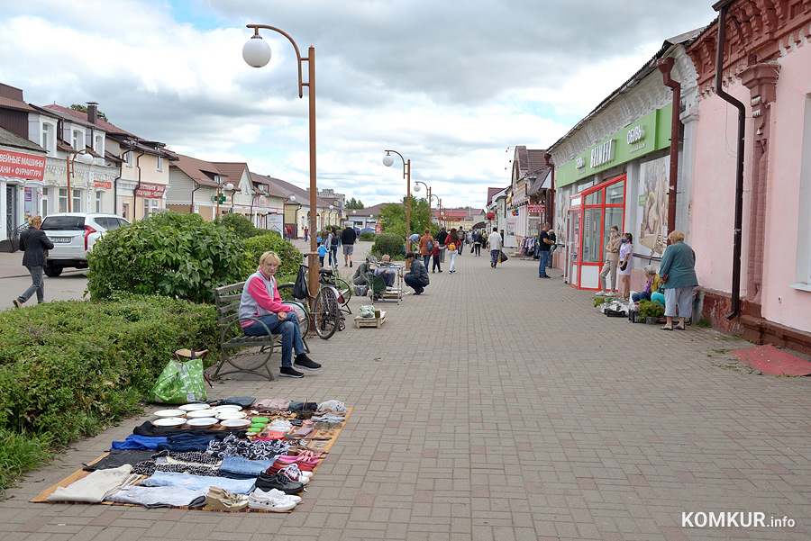 Барахолка в центре Бобруйска