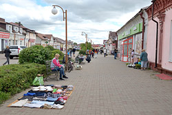 Барахолка в центре Бобруйска