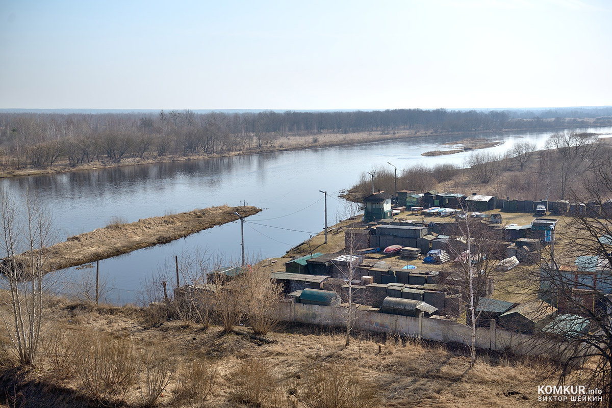 Бобруйск, Березина, наблюдения с моста и берега реки