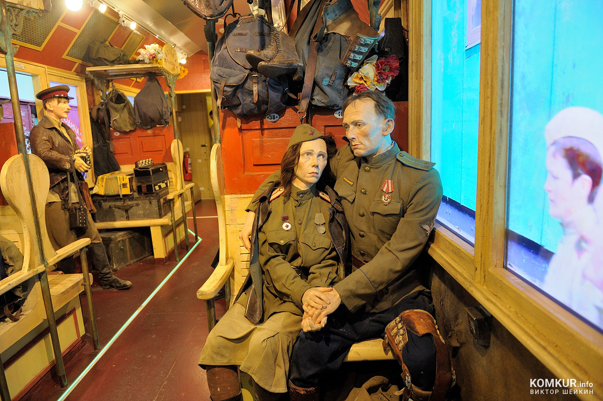 В Бобруйск на станцию Березина прибыл «Поезд Победы». Фоторепортаж