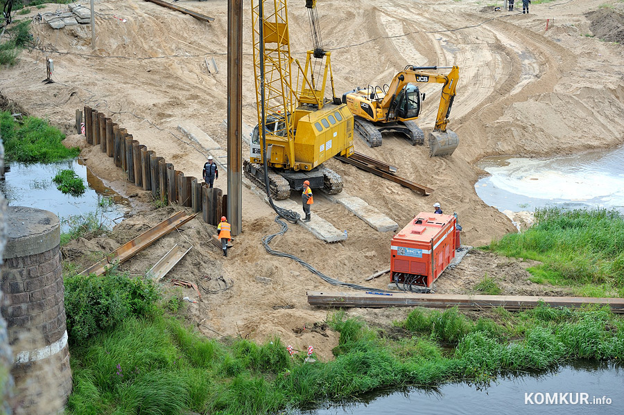 Что происходит на реконструкции титовского моста в Бобруйске