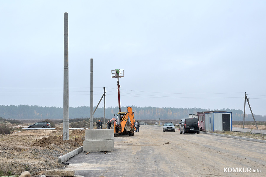 В Бобруйске началось строительство новой троллейбусной линии