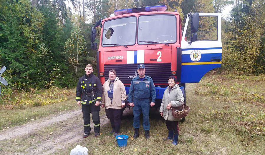 Бобруйские спасатели помогли женщинам выбраться из леса
