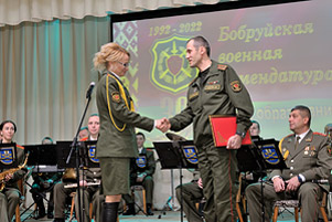 «Мирного неба и надежного тыла!» Бобруйская военная комендатура отметила 30 лет со дня образования