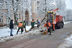 Как Бобруйск борется с последствиями снегопадов