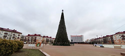 Бобруйск. Середина зимы. Площадь Ленина (фотофакт)
