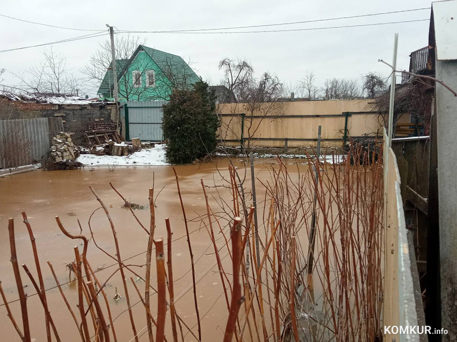 В Бобруйске затоплено несколько домов. И причина не в паводке