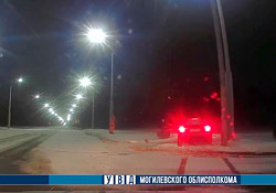 В Бобруйске пьяный водитель спровоцировал погоню и попал в аварию (видео)