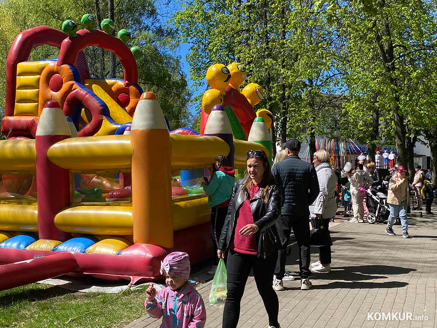 1 Мая в городском парке Бобруйска. Фоторепортаж