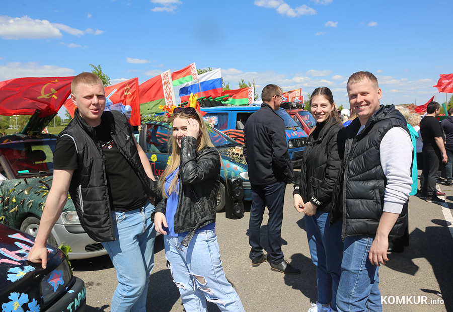 Колоссальная колонна: как в Бобруйске прошел автопробег, посвященный 78-й годовщине Победы