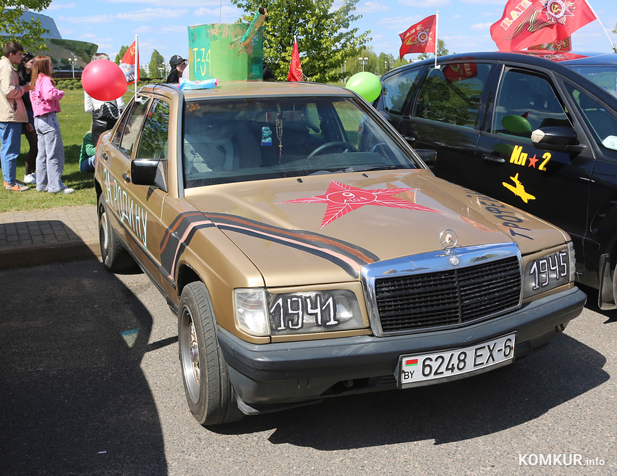Колоссальная колонна: как в Бобруйске прошел автопробег, посвященный 78-й годовщине Победы