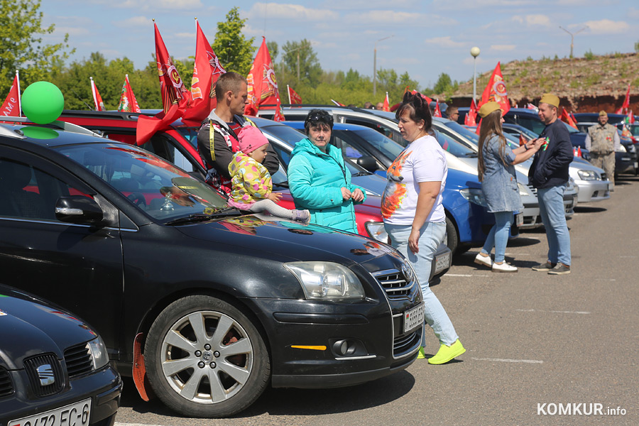 Колоссальная колонна: как в Бобруйске прошел автопробег, посвященный 78-й годовщине Победы