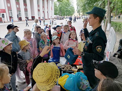 Акцию «Безопасное колесо» организовали для детей в Бобруйске