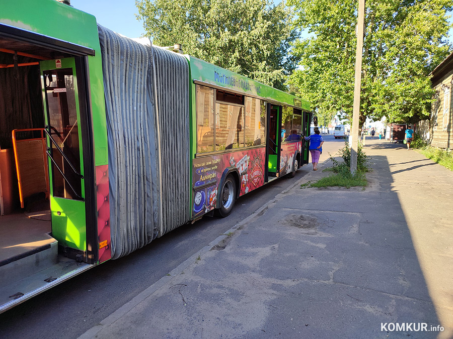 В Бобруйске временно отменяется один автобусный рейс