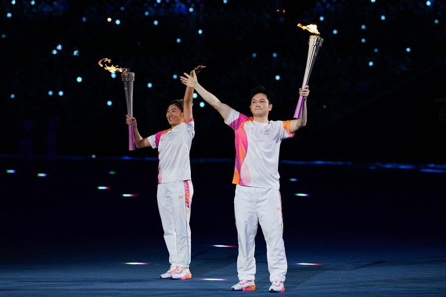 23 сентября 2023 года. В Ханчжоу состоялось открытие XIX Азиатских игр. Фото: CGTN.