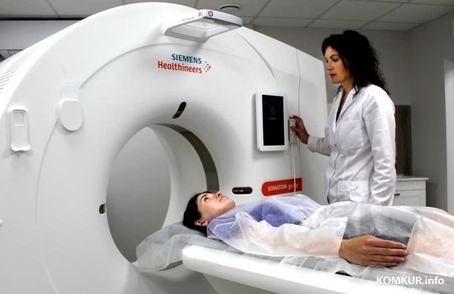 Обследование в медцентре «А Клиника» города Могилева проводит рентгенолаборант Анна Ковалева. 