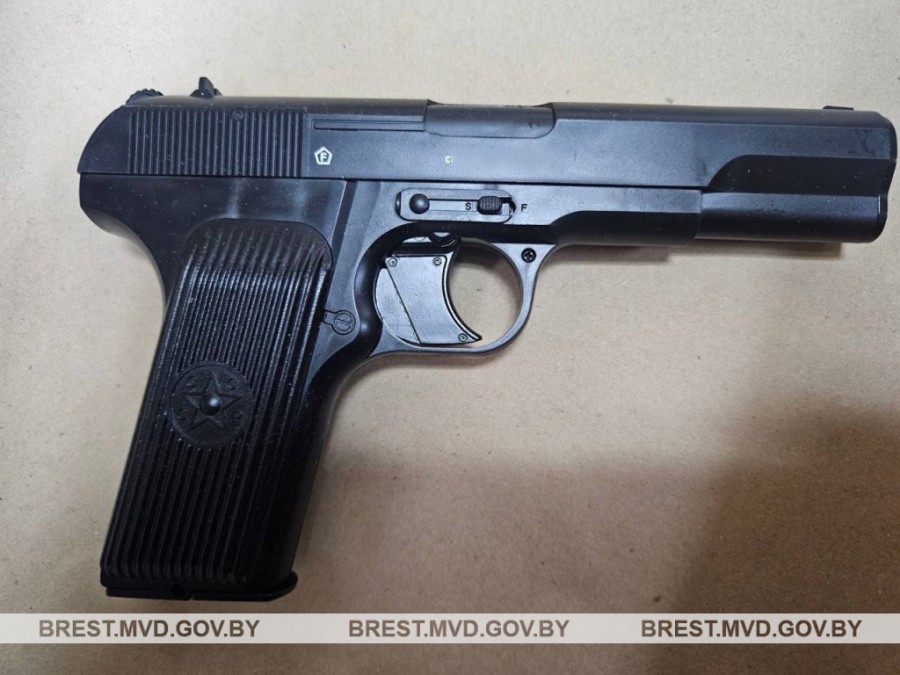 Житель Кобрина стрелял в детей из пневматического пистолета