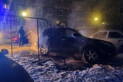 В Витебске автомобиль провалился в подземный канал коммуникаций теплоснабжения. Видео