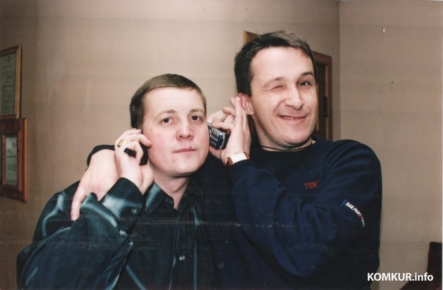 2000-е. Павел Гриняк и Дмитрий Мякин (фотограф) на одной из свадеб.