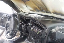 Пожарные Бобруйска тушили горящий автомобиль
