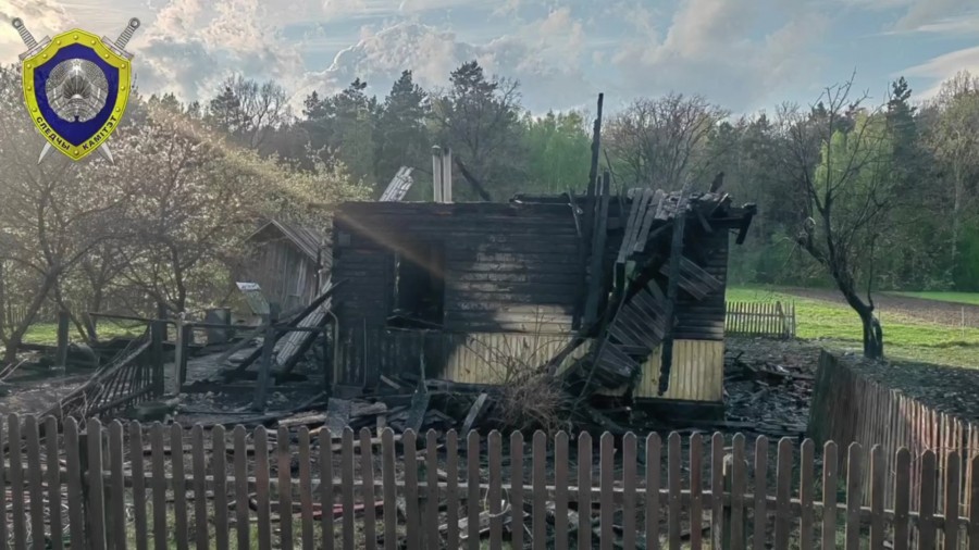 На пожаре в Брестской области погибли четверо детей. Семья характеризовалась положительно