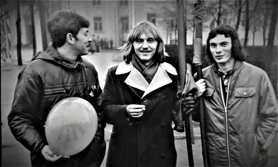 Могилев, начало 1970-х. На демонстрации.