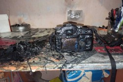 Житель Осиповичей оставил на зарядке фотоаппарат – разгорелся пожар