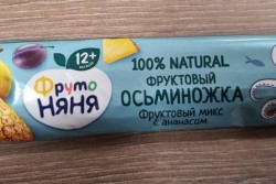 Один из видов фруктовых батончиков для малышей от «Фруто няня» запретили в Беларуси